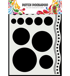 Dutch DooBaDoo sapluuna Doodle Circles and Border