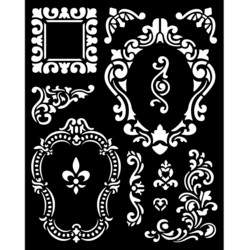 Stamperia sapluuna Alice, Frames