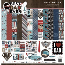 PhotoPlay Best Dad Ever -paperipakkaus, 12