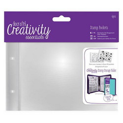 Docrafts A6 Stamp Pockets -taskut, 6 kpl