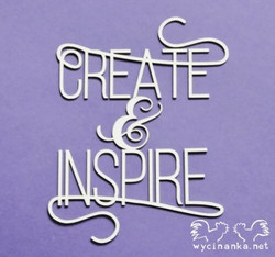 Chipboard tekstileike, Create & Inspire, 1 kpl
