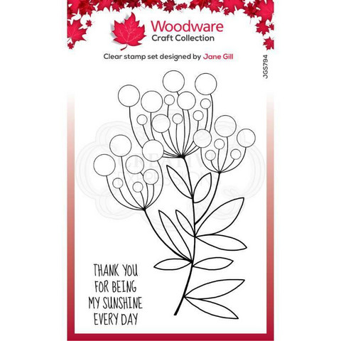 Woodware leimasin Bubble Bloom Trinny