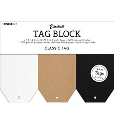 Studio Light Tag Block -paperipakkaus, II-LAATU