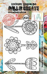 Aall & Create leimasin Blooming Doodles