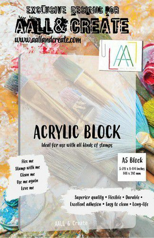 AALL & Create A5 Acrylic Block -akryylipalikka