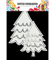 Dutch Doobadoo Card Art Kertsbomen 2 -sapluuna