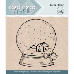 Card Deco leimasin Globe