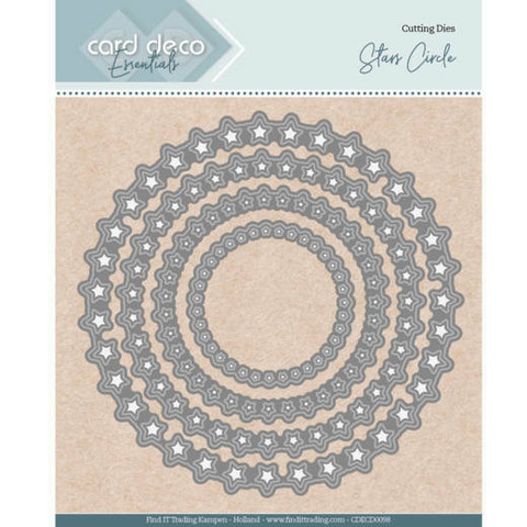 Card Deco Essentials stanssi Stars Circle