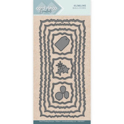 Card Deco Essentials stanssi Slimline Balloons