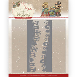 Yvonne Creations Have a Mice Christmas stanssi  Christmas Gift Borders