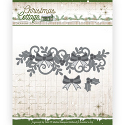 Jeanines Art Christmas Cottage stanssi Christmas Swirl Border