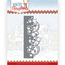 Yvonne Creations Wintry Christmas stanssi Stars Border