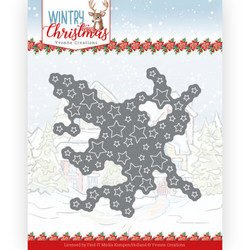 Yvonne Creations Wintry Christmas stanssi Cut out Stars