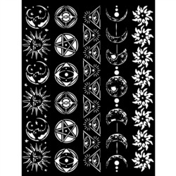 Stamperia sapluuna Alchemy, Symbols and Borders