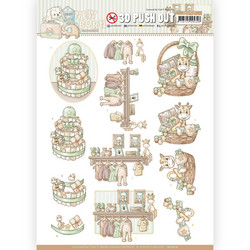 Yvonne Creations New Born 3D-kuvat Baby Basket