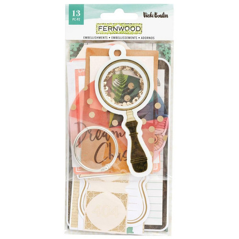 Vicki Boutin Fernwood Ephemera -leikekuvat Journaling Tags