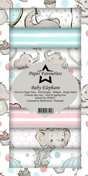 Paper Favourites Baby Elephant -paperipakkaus, Slim Line