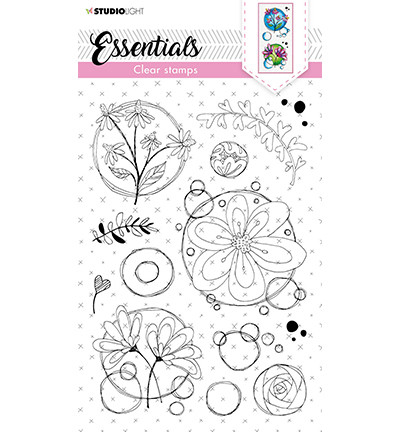 Studio Light leimasin Stamp Essentials, Quirky Flowers