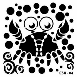 Cadence sapluuna Crab, 15 x 15 cm