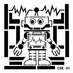 Cadence sapluuna Robot 1, 15 x 15 cm