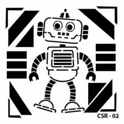 Cadence sapluuna Robot 2, 15 x 15 cm