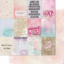 7 Dots Studio Messy Head skräppipaperi Little Thoughts