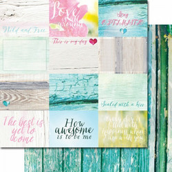 7 Dots Studio Verano Azul skräppipaperi Green Time