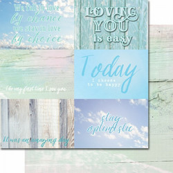7 Dots Studio Verano Azul skräppipaperi Celadon