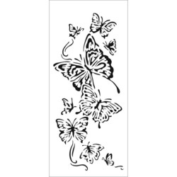 Crafter's Workshop Slimline sapluuna Flying Butterflies