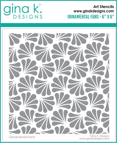 Gina K. Designs sapluuna Ornamental Fans, 6
