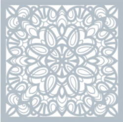 Gina K. Designs sapluuna Square Mandala, 6