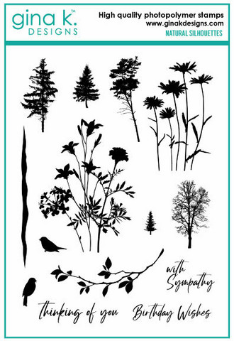Gina K. Designs leimasin Natural Silhouettes