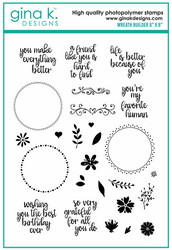 Gina K. Designs leimasin Original Wreath Builder