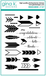 Gina K. Designs leimasin Broken Arrow