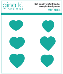 Gina K. Designs stanssi Happy Hearts