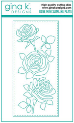 Gina K. Designs stanssi Rose Mini Slimline Plate