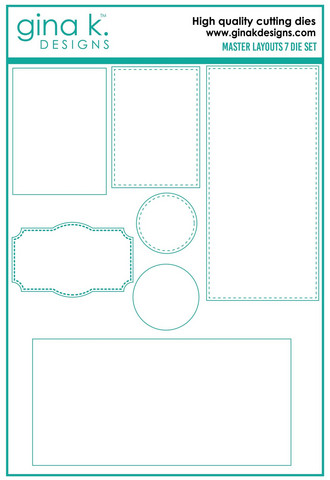 Gina K. Designs stanssi Master Layouts 7