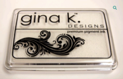 Gina K. Designs White Premium Pigment -mustetyyny