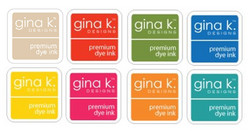 Gina K. Designs Premium Dye Ink -mustetyynyt, Summer