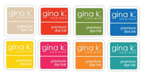 Gina K. Designs Premium Dye Ink -mustetyynyt, Summer