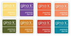Gina K. Designs Premium Dye Ink -mustetyynyt, Autumn