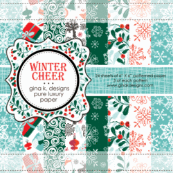 Gina K. Designs Winter Cheer -paperipakkaus