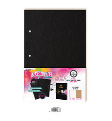 Studio Light Art By Marlene, Art Journal -paperipakkaus Perfect Size, musta