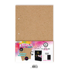 Studio Light Art By Marlene, Art Journal -paperipakkaus Perfect Size, kraft