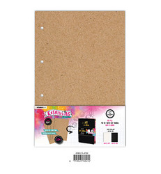Studio Light Art By Marlene, Art Journal -paperipakkaus Artist Size, kraft