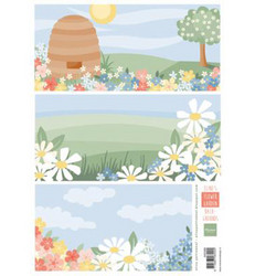 Marianne Design korttikuvat Eline's Flower Garden Backgrounds