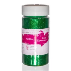 Papermania Large Glitter Pot Green - glitterjauhe, 250g