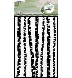 Studio Light Winter Garden -sapluuna Birch Trees