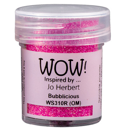 Wow! Embossing Glitters -kohojauhe, sävy Bubblicious by Jo Herbert (R,OM)