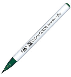 ZIG Clean Colors Real Brush -kynä, sävy dark green